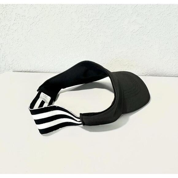 EQ SPORT Sun Visor Unisex Adult Outdoor Sports Black and White Strap One Size - Picture 8 of 8